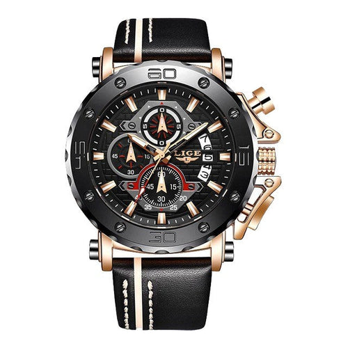 LIGE Legacy Watch Black and Gold