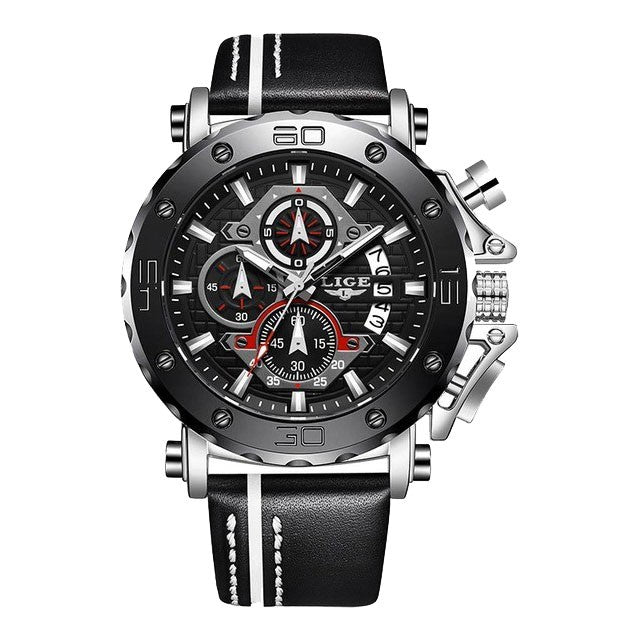 LIGE Legacy Watch - Black & Silver