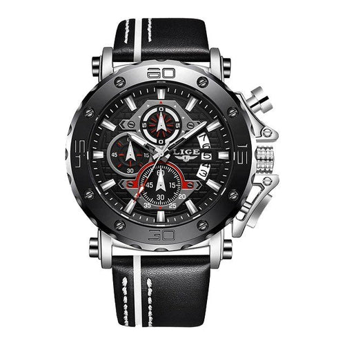 LIGE Legacy Watch - Black & Silver