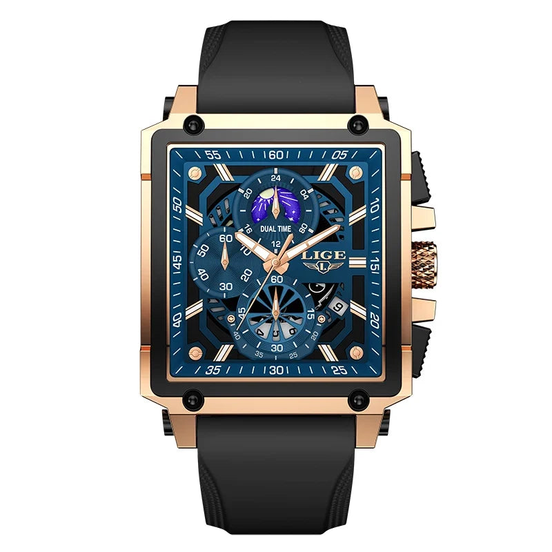 LIGE Orvian Watch - Blue gold