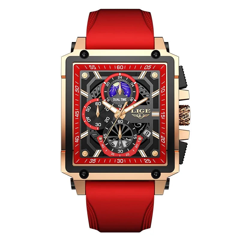 LIGE Orvian Watch - Red