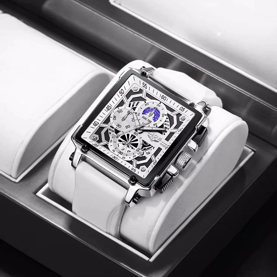 LIGE Orvian Watch white and black dial