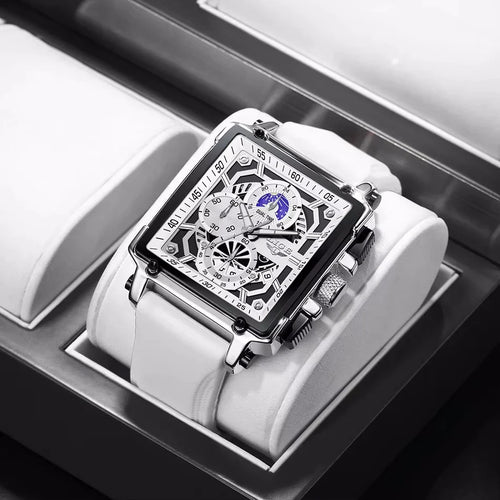 LIGE Orvian Watch white and black dial