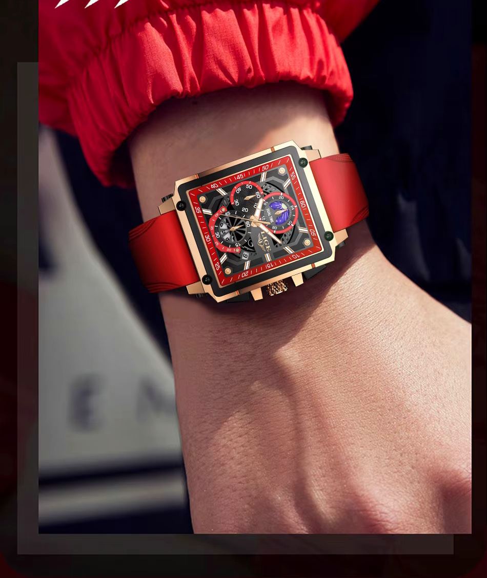 LIGE Orvian Watch on wrist